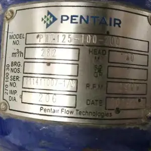 一级经销美国滨特尔水泵厂家PWT125-100-315多级离心泵正规渠道