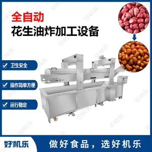 油炸花生设备 花生米油炸生产线 蚕豆青豆油炸机器 好机乐食品机械