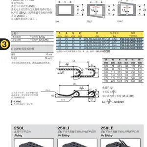 意大利 布莱围世brevetti 轻型拖链 200系列 250系列 325系列 335系列 原装进口 超耐磨 高负载 易安装 弯曲寿命≥1000万