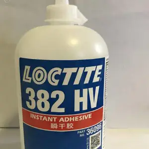 乐泰LOCTITE 382 HV氰基丙烯酸酯瞬干胶500g 高粘度凝胶状 线圈粘接
