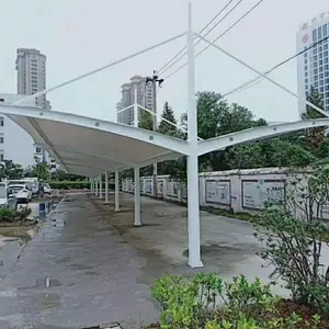 供应宁波杭州嘉兴绍兴台州膜结构停车棚推拉棚