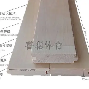 篮球馆羽毛球馆运动木地板实木地板厂家直销