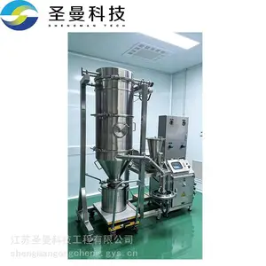 密闭式气流粉碎机 圣曼科技 原料药粉D90气流粉碎机