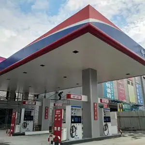 加油站檐口铝单板 中石化罩棚铝板
