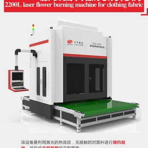 服装激光加工设备 SCM-2200L面料激光烧花机
