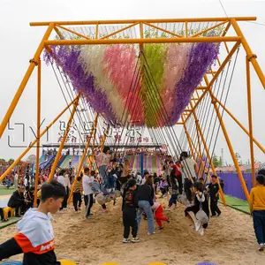 户外网红儿童无动力游乐设备 团队闯关亲子非标拓展器材
