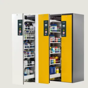 asecos 为众多行业提供合适的危险材料柜,用于安全且合法的存储