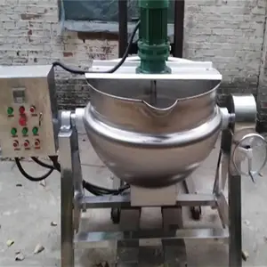 重庆供应大容量夹层锅 免搅熬料锅可倾不沾锅厂家电话 高温蒸煮消毒锅定做