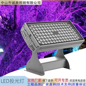 led投光灯户外防水大功率DMX512外控方案108W染色射树厂家