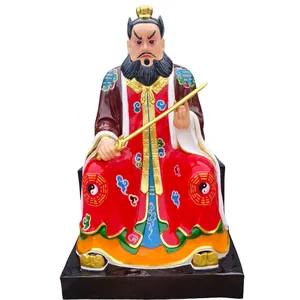 四大天师雕塑1.3米祖天师张道陵张天师树脂玻璃钢彩绘佛像摆件