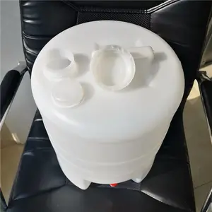20升HDPE塑料桶20公斤带水嘴圆桶20L化工桶厂家低价促销