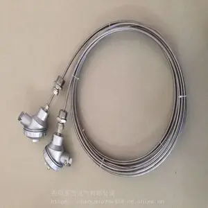 铠装热电偶 铠装丝 材质321 K 分度E分度 双支φ5.0mm