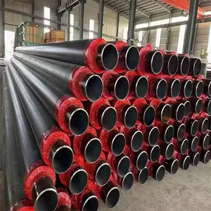 DN100城区集体供暖用保温管，埋地聚氨酯无缝保温管供应厂家