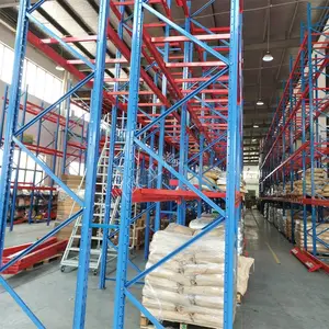 化妆品塑料瓶项目仓库用重型货架 配合托盘使用
