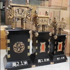 广东铜鼎摆件礼品 铜摆件厂家 公司开业礼品定制