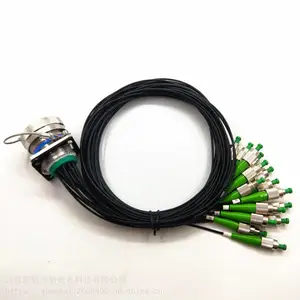 J599/A8-16芯光缆组件 光纤插头光纤插座 可适配光缆车 防水连接器