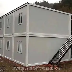 军绿集装箱房 轻钢框架打包箱 工地单层活动房材料 支持定制