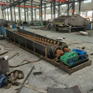 江西槽式双螺旋洗矿脱泥机 粘性砂石500型双轴绞龙擦洗选矿设备厂家