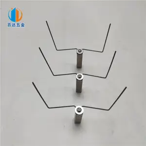 卡孔治具转接头配1.4U线 塑胶线卡夹治具 电镀挂夹钢片 水转印支架