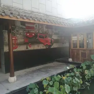 �ֹ�����ǽ�滭�ڻ���5970mm*3297mm����ǽ���Ч������ǽ����и�����������