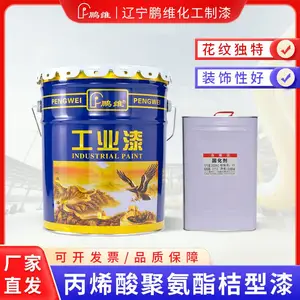 鹏维 丙烯酸聚氨酯桔形漆 机床电器 耐油防腐双组份桔形纹理面漆