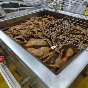 烧鸡生产设备 盐焗鸡加工设备 白切鸡生产线 盐水鸡流水线设备
