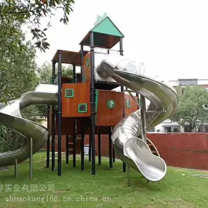 户外大型滑梯游乐设施厂家非标定制,户外非标滑梯