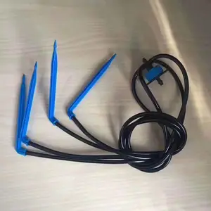厂家供应新料优质红色可调流量小滴头 压力补偿式滴头 花盆果树滴箭