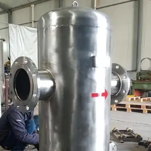 菲利特旋风式汽水分离器DN200除水气液分离器 气体除水过滤器