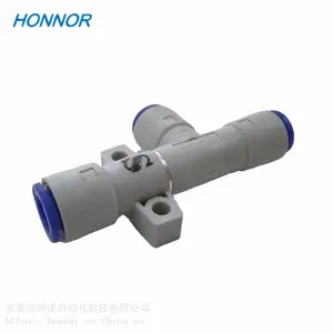东莞鸿诺/HONOVAC 大流量空气管式迷你真空发生器厂家 ZH10DS-06-06-08
