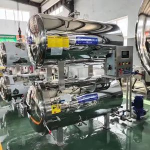 诸城日通牌高温高压鸭蛋杀菌锅 大型全自动甜玉米杀菌锅