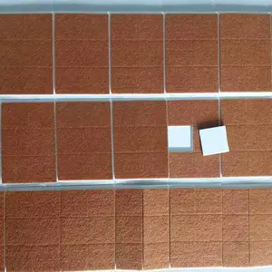 批发自粘毛毡垫方形圆形家具桌椅沙发工艺品防滑毛粘垫片保护脚垫