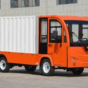电动箱式货车2T 2吨单排带挡雨门箱式货车厂家支持定制纯电动
