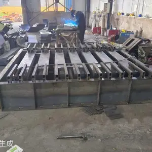 天津堤坝防护型混凝土栅栏板模具四脚空心生态型防浪块模具京伟