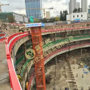 销往海南浙江 宏优2×4m附网安全梯笼 基坑路桥施工上下梯笼