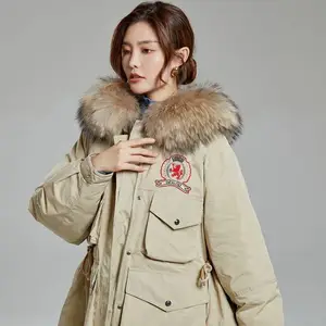 秋冬女装进货渠道 女式羽绒服 派克服 冬季时尚防寒服批发拿货