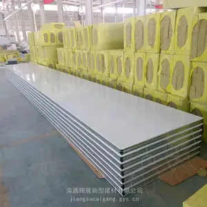 彩钢岩棉手工板 双玻镁铝蜂窝手工夹芯板洁净车间