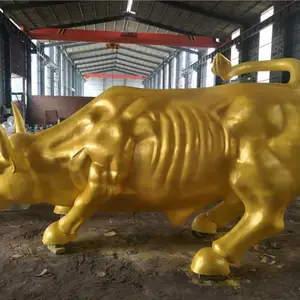 泰安开荒牛雕塑厂家-定州恒天铜雕(图)