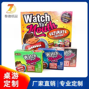 亚马逊热销卡牌桌游套装WYM厂家印刷定做 可来图定制纸牌游戏卡