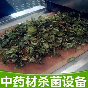 隧道式何首乌烘干机 当归微波干燥杀菌杀虫卵设备