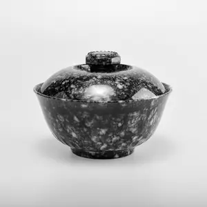 出口品质大理石纹有盖饭碗 密胺泡面碗 密胺汤碗 沙拉碗 牛肉面碗