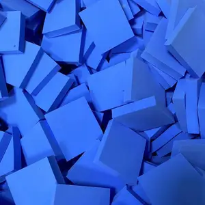 现货高密度pva蓝色吸水pva方块 清洁海绵异形立体绘画用养殖用储水