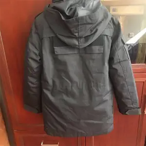 保安防寒网格棉服男冬季黑色特训棉服加厚保安防寒服冬装保安棉袄