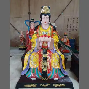 十二老母佛像雕塑厂老奶奶 碧霞元君三霄娘娘玻璃钢