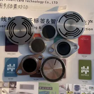 RFID超高频抗金属915M不锈钢材质无源射频标签井盖管理金属管道用