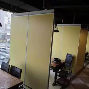 酒店移动屏风活动隔断墙高隔断隔墙移动门移墙隔音墙画廊移动隔断
