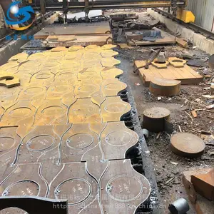 耐磨钢板nm360 400 450 500激光切割Mn13高锰钢中厚板加工
