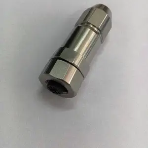 M12针式插头直头防水防尘芯位接受定制