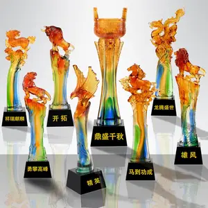 广州琉璃奖杯,古法琉璃奖杯定制,深圳琉璃奖杯工厂,北京琉璃奖杯批发,***琉璃奖杯,***创业青年奖杯