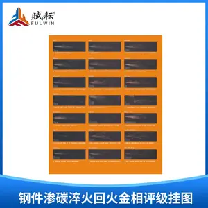 金相挂图 标准图谱 钢件渗碳淬火回火金相评级挂图?(GB/T25744--2010)